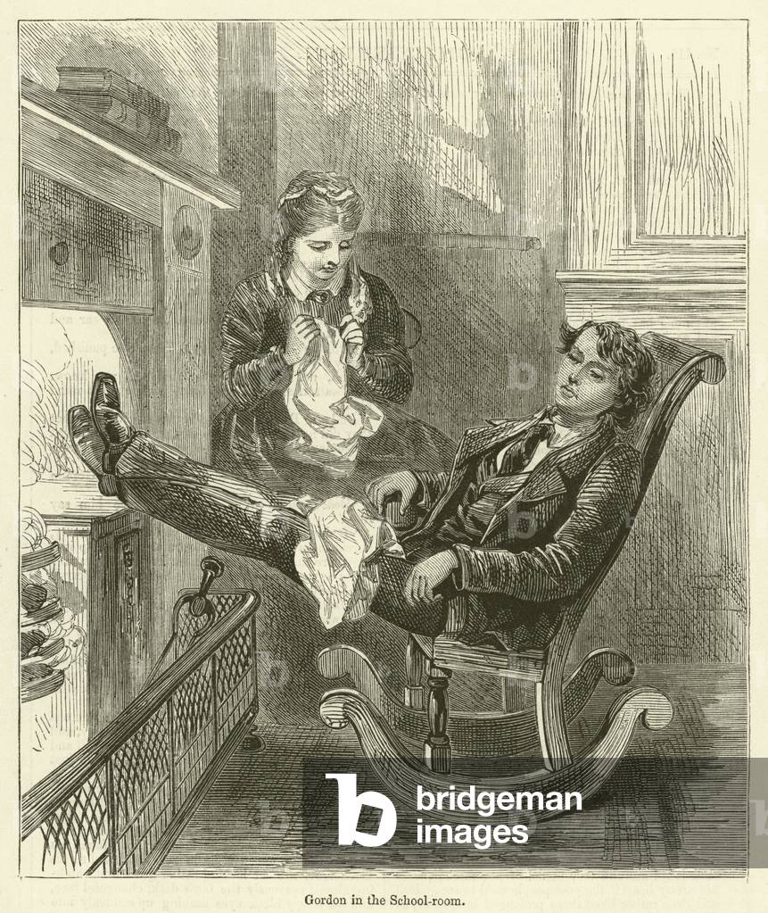 Gordon in the School-room (engraving)