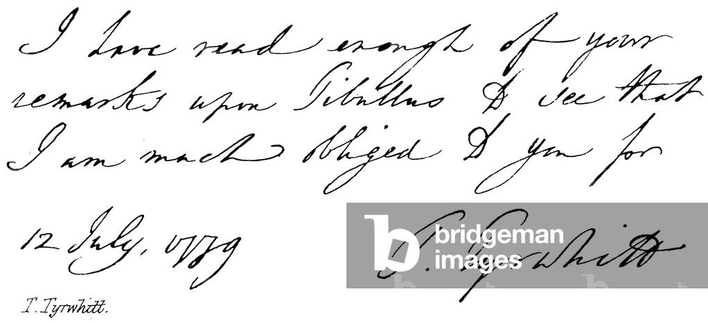 T Tyrwhitt (engraving)