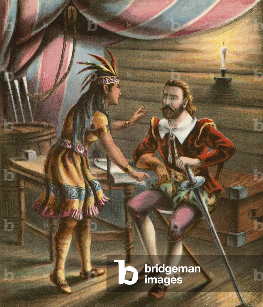 Pocahontas (chromolitho)