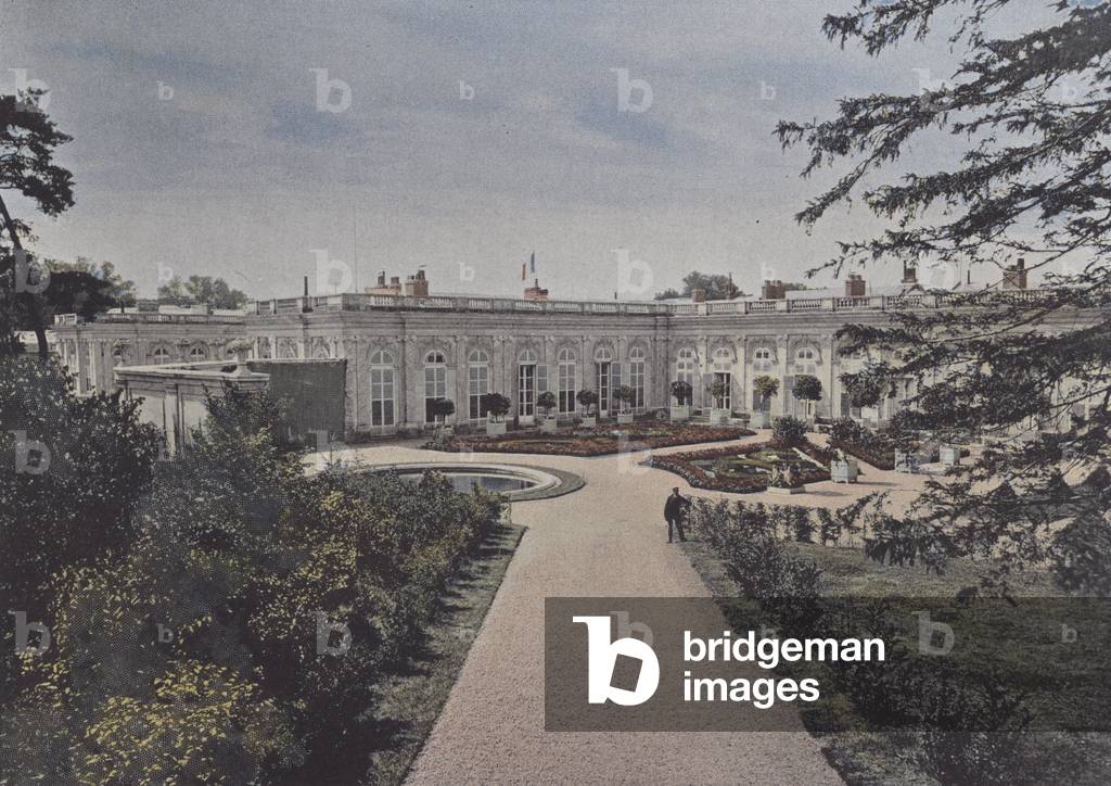 Le Grand Trianon Vue d'ensemble (coloured photo)