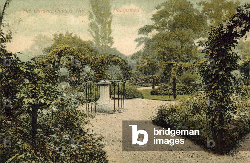 The Garden, Golders Hill, Hampstead (colour photo)