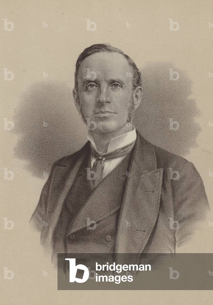 John Morley, British Liberal statesman (litho)