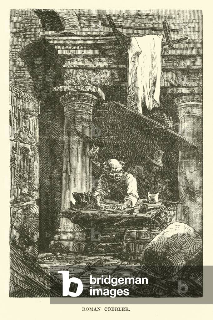 Roman cobbler (engraving)