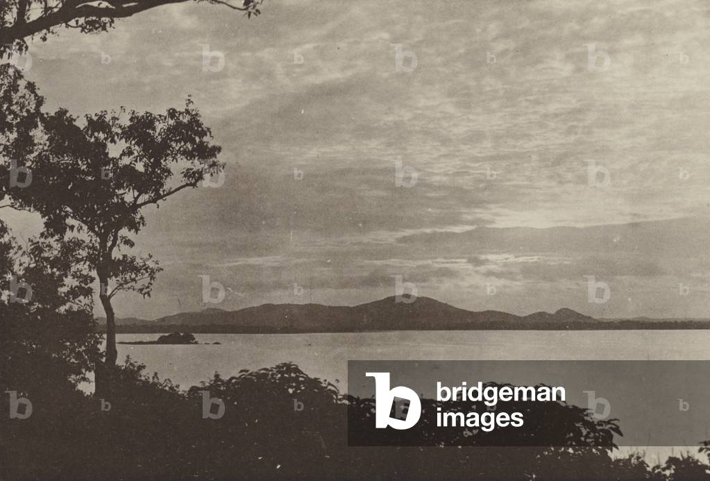 Ruined Cities of Ceylon: Minneria (b/w photo)