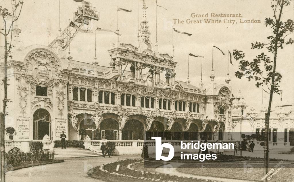 The Grand, White City, London (b/w photo)