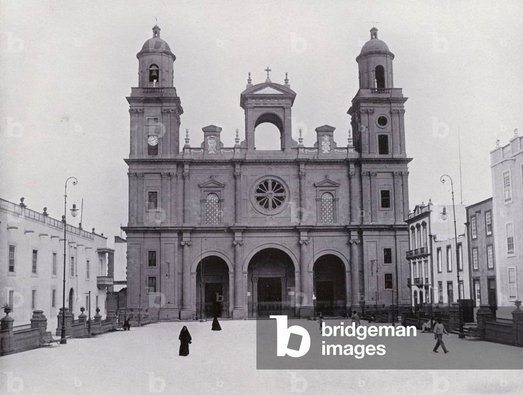 Las Palmas: Cathedral (b/w photo)