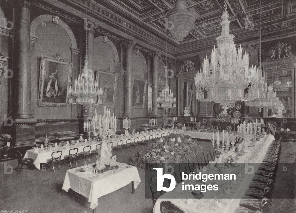 Goldsmiths' Hall prepared for a 