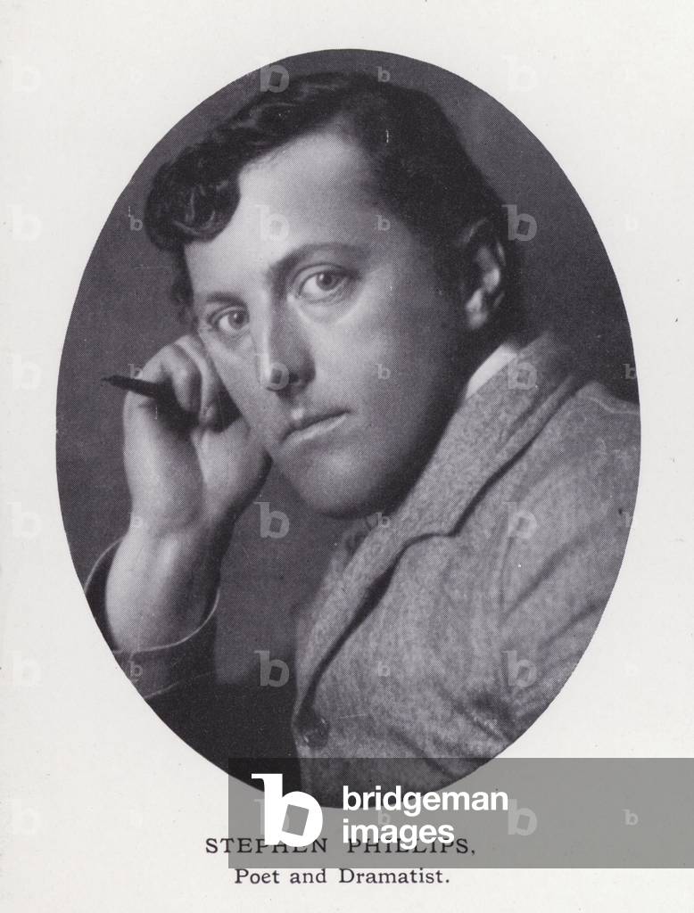 Prominent Men of London: Stephen Phillips (b/w photo)