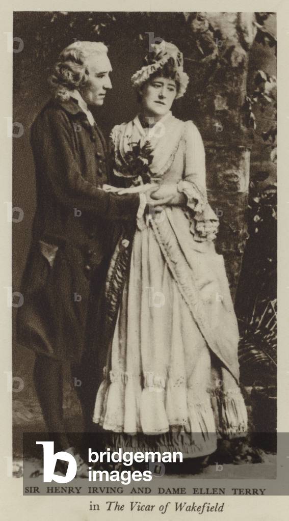 Sir Henry Irving and Dame Ellen Terry (b/w photo)