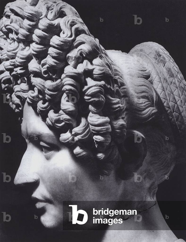 Roman Portraits: Portrait of a Lady (b/w photo)