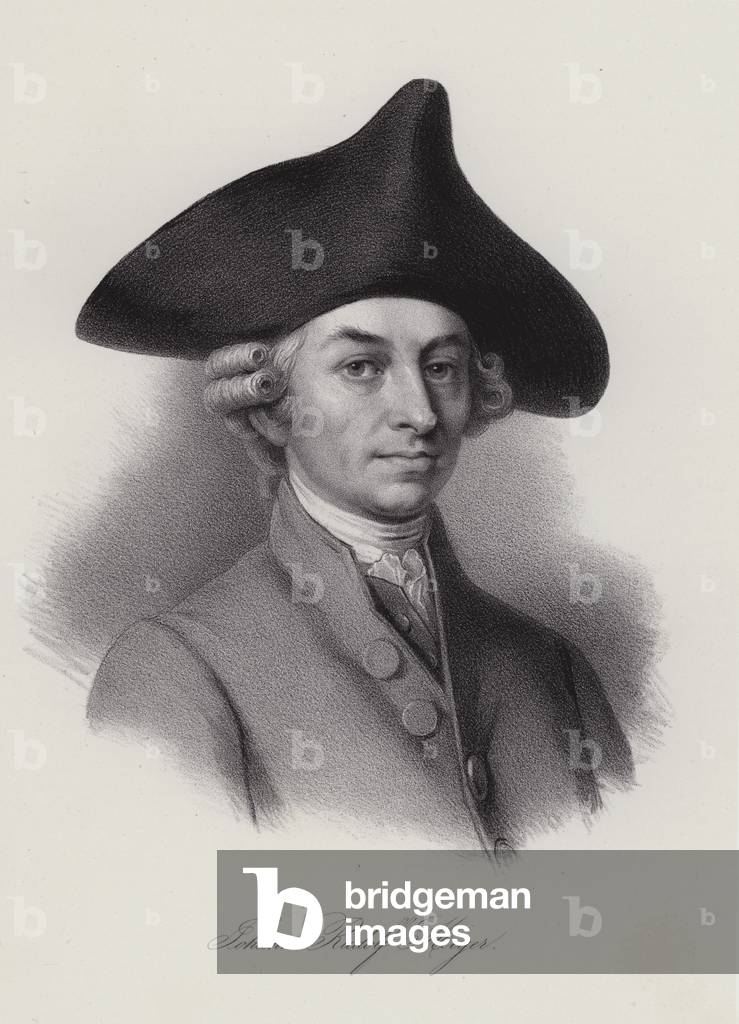 Johann Rudolf Meyer, Swiss silk ribbon manufacturer and philanthropist (engraving)