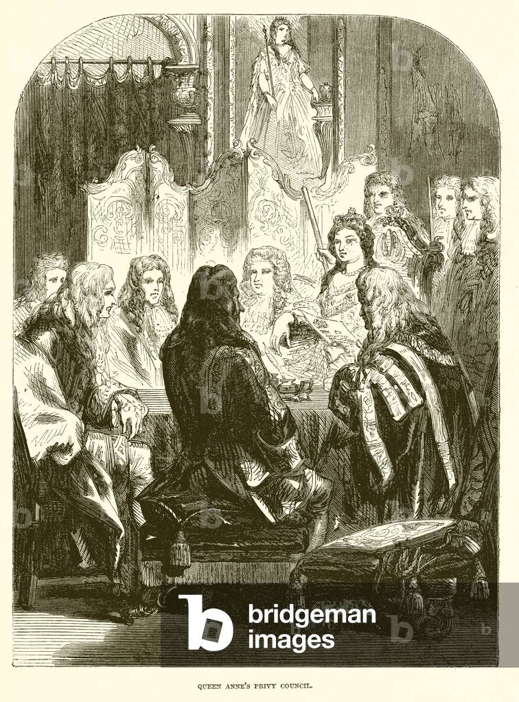 Queen Anne's Privy Council (engraving)