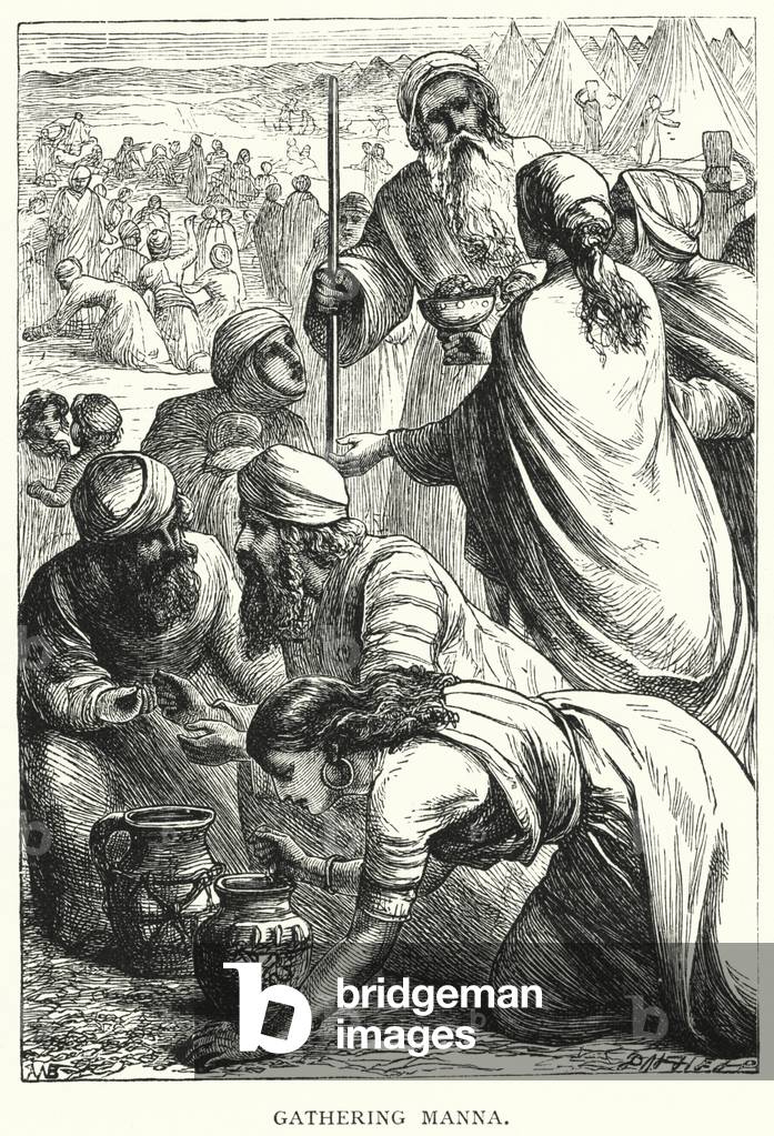 Gathering Manna (engraving)