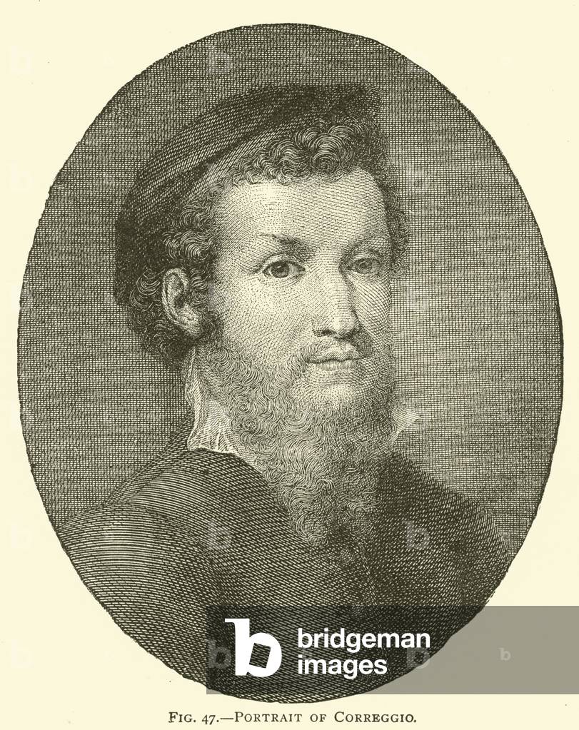 Portrait of Correggio (engraving)