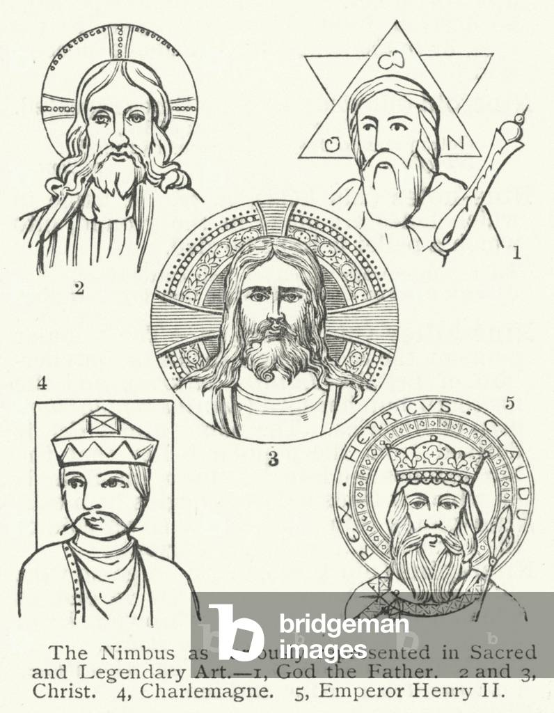 The Nimbus as variously represented in Sacred and Legendary Art (engraving)