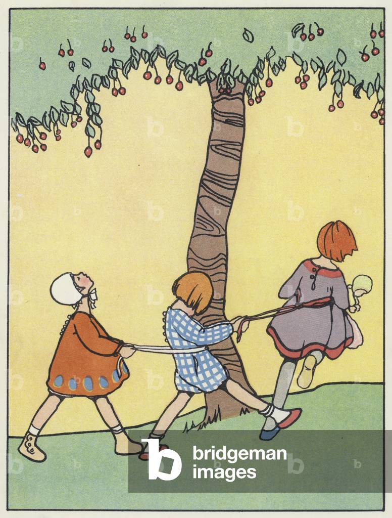 Follow my Leader (colour litho)