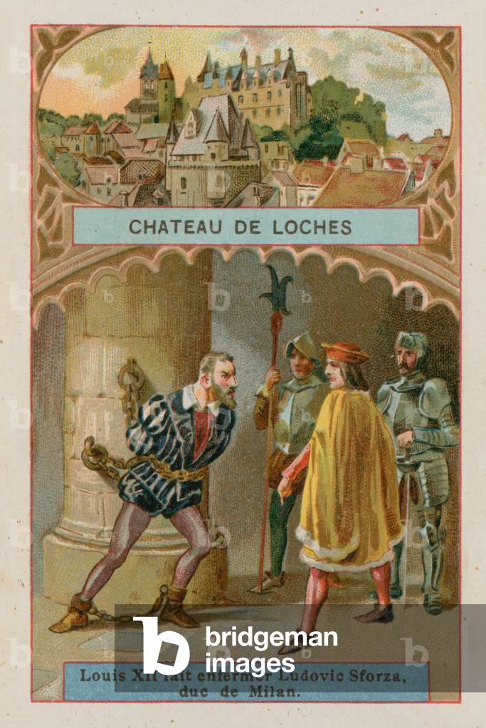 Chateau de Loches (chromolitho)