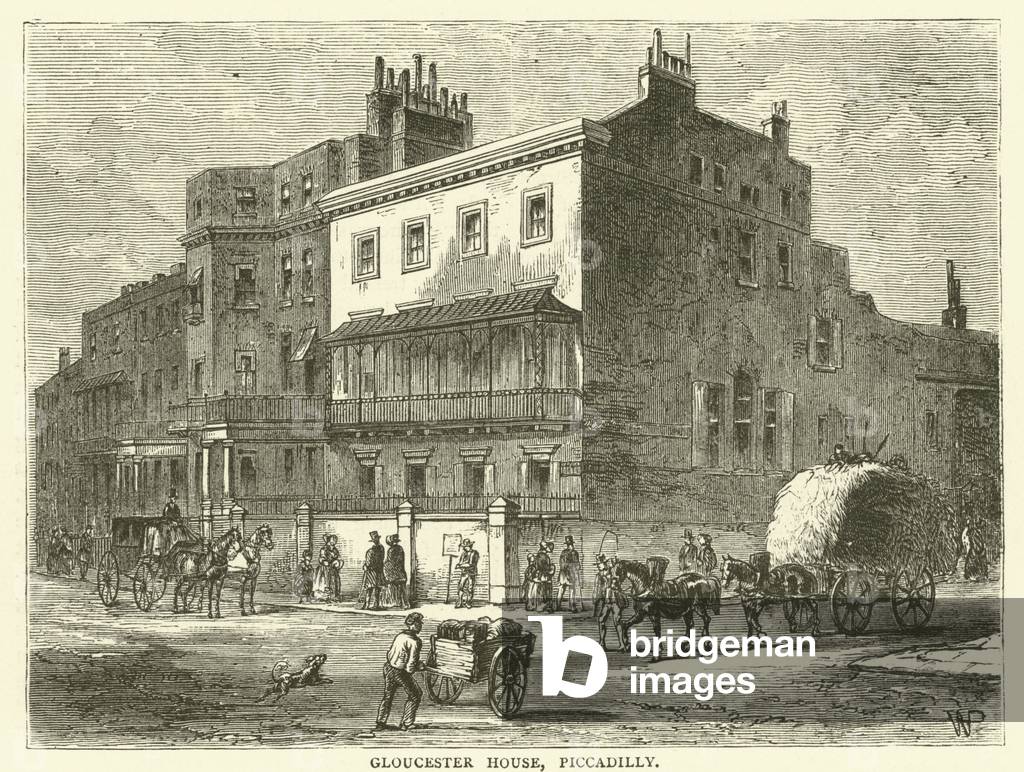 Gloucester House, Piccadilly (engraving)