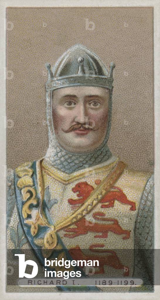 King Richard I, The Lion Heart (chromolitho)