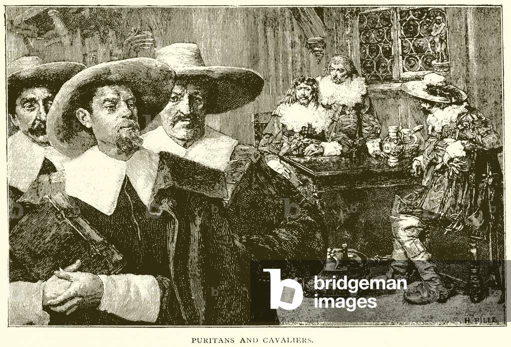 Puritans and Cavaliers (engraving)