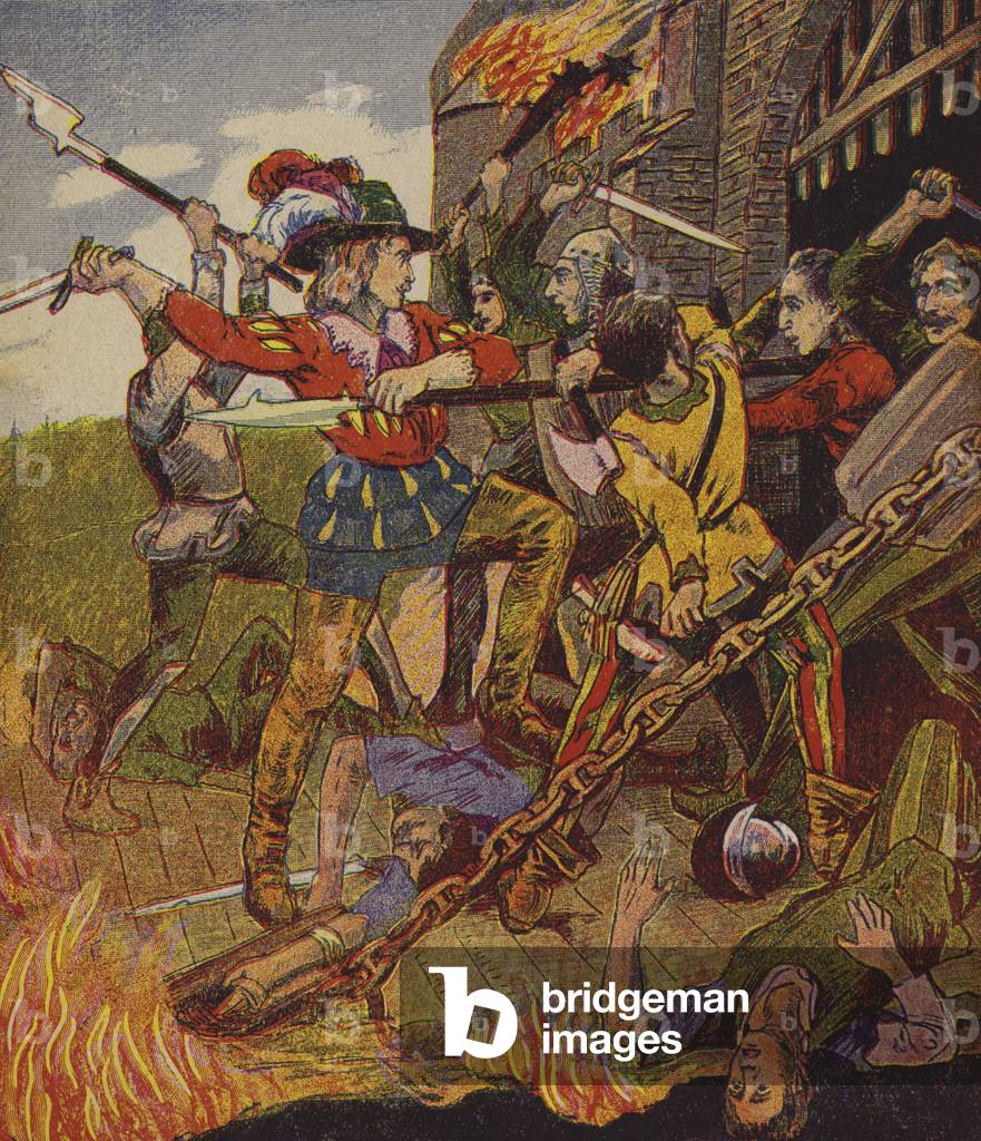 Klaus Störtebeker (colour litho)