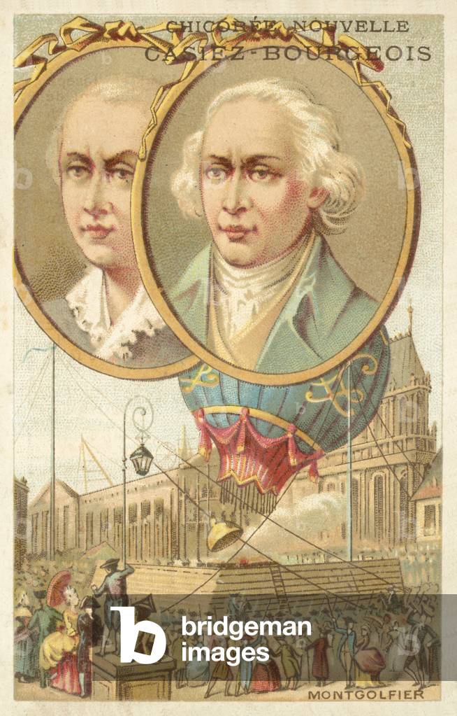 The Montgolfier Brothers (chromolitho)