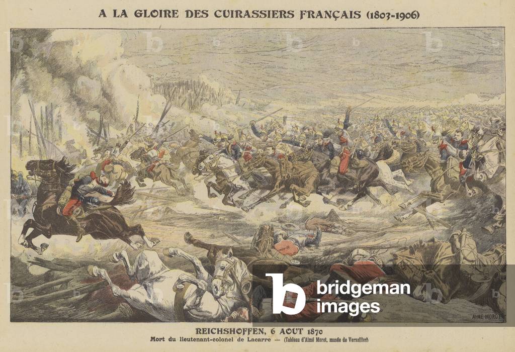 To the glory of French Cuirassiers (1803-1906) (colour litho)