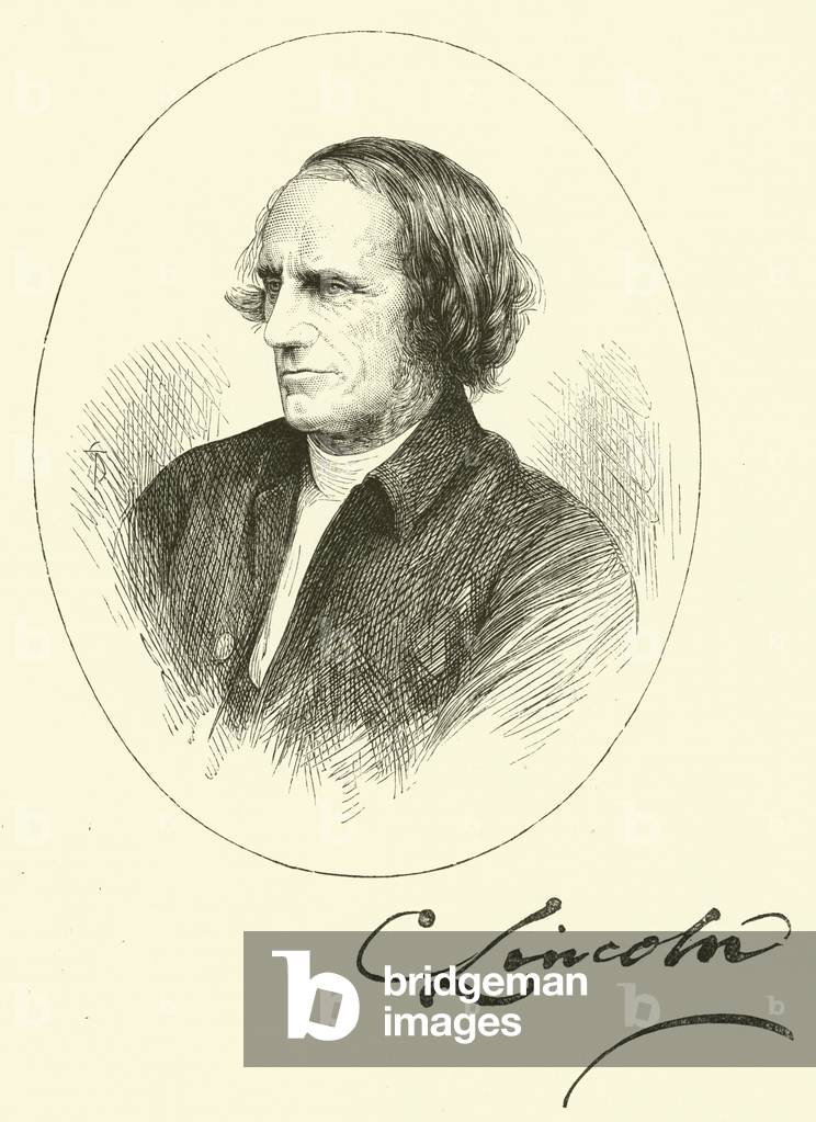 Christopher Wordsworth, the Bishop of Lincoln (engraving)