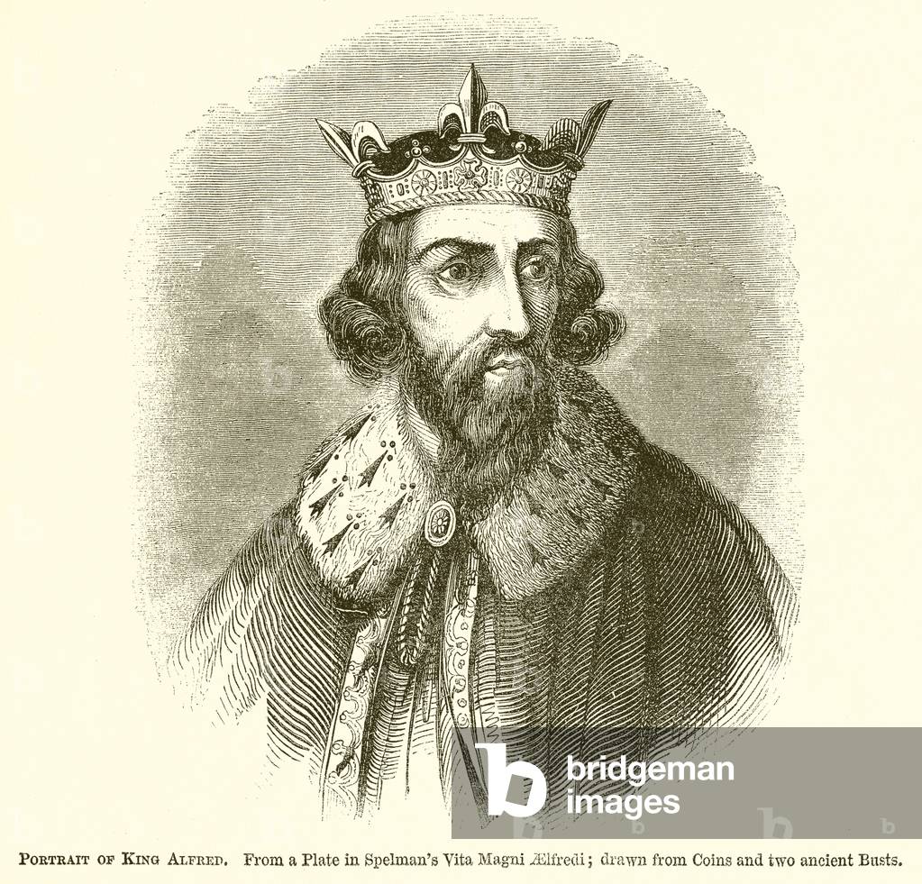 Portrait of King Alfred (engraving)
