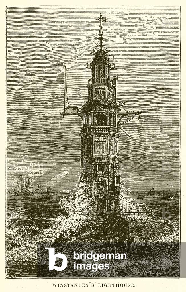 Winstanley's Lighthouse (engraving)