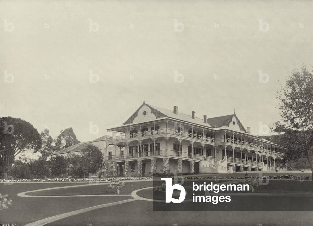 The Caledon Hot Mineral Baths and Sanatorium (b/w photo)