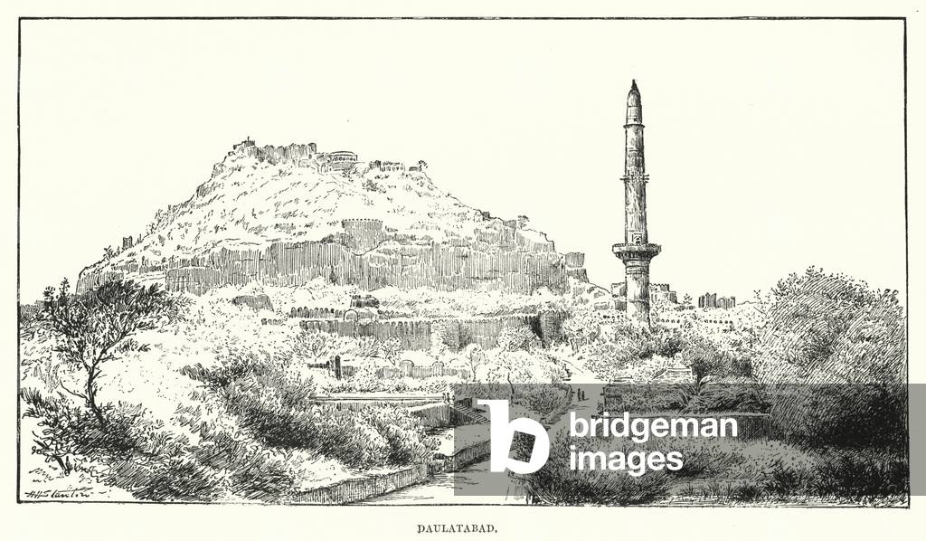 India: Daulatabad (engraving)