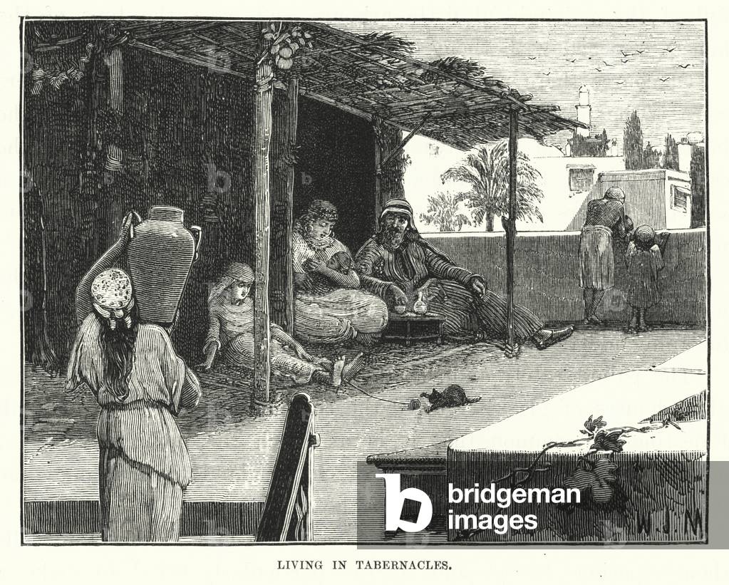Living in Tabernacles (engraving)
