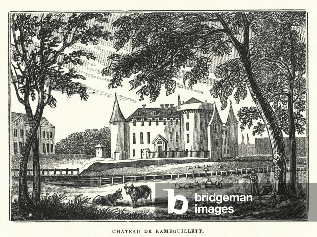 Chateau de Rambouillett (engraving)