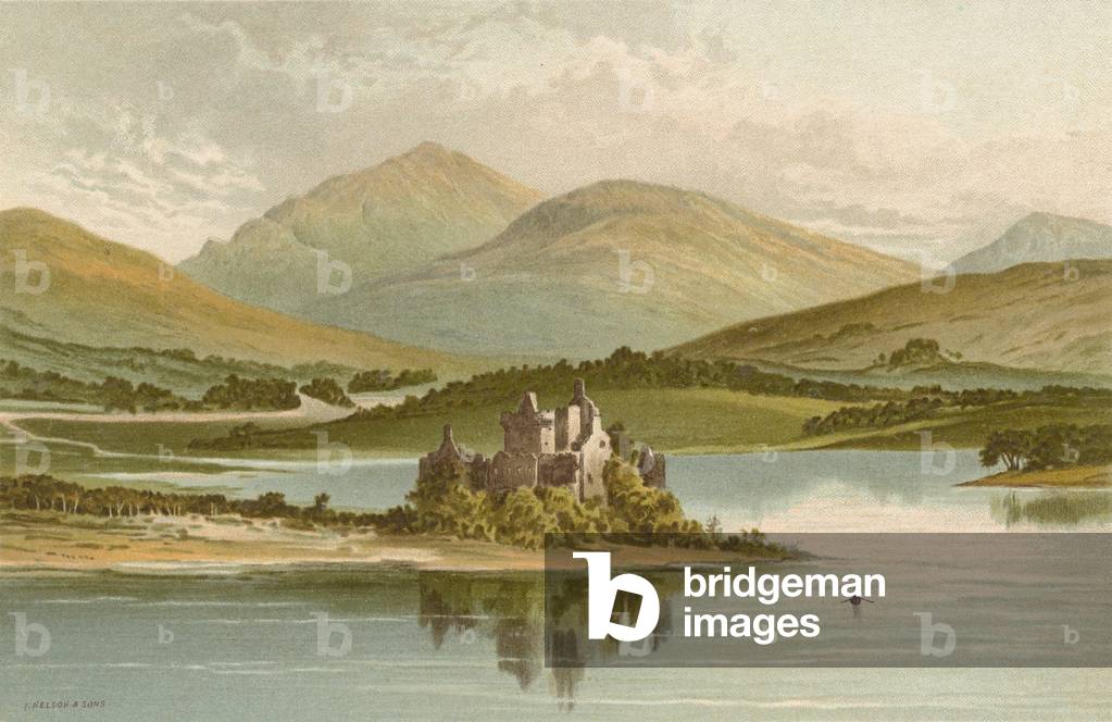 "Schloss Kilchurn - Loch Awe", 20. Jahrhundert von English School