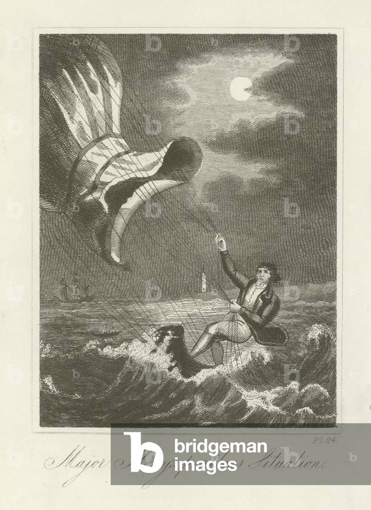 Major Mony's Perilous Situation (engraving)
