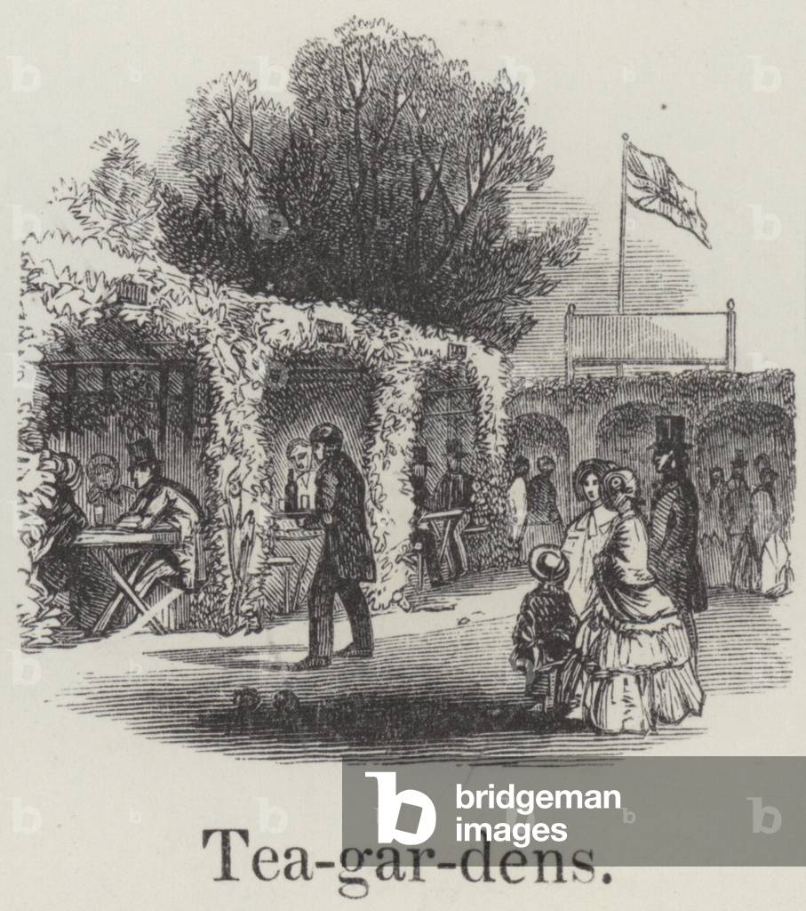 Tea gardens (engraving)