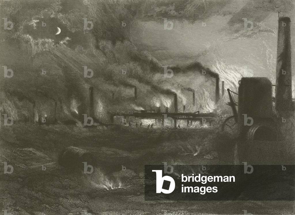 The Black Country, near Bilston (engraving)