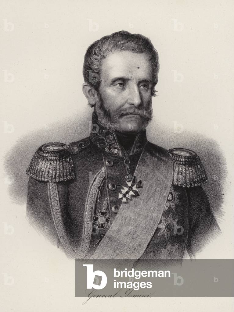 Antoine Henri, Baron of Jomini, Swiss general and military historian (engraving)