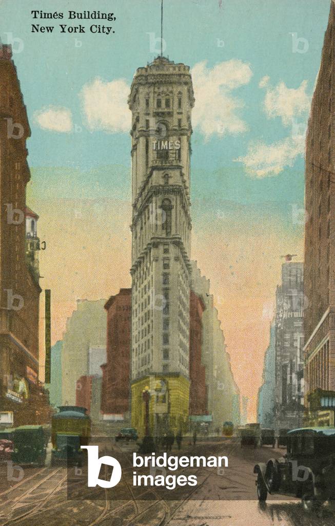 Times Building, New York City (colour photo)