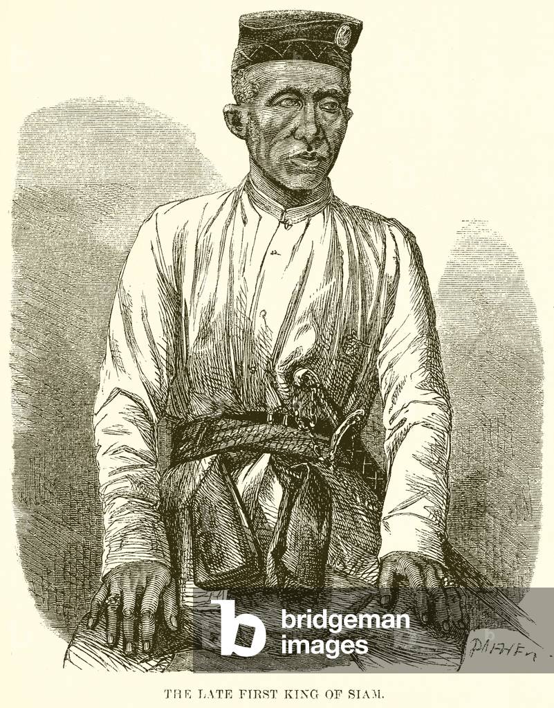 The Late First King of Siam (engraving)