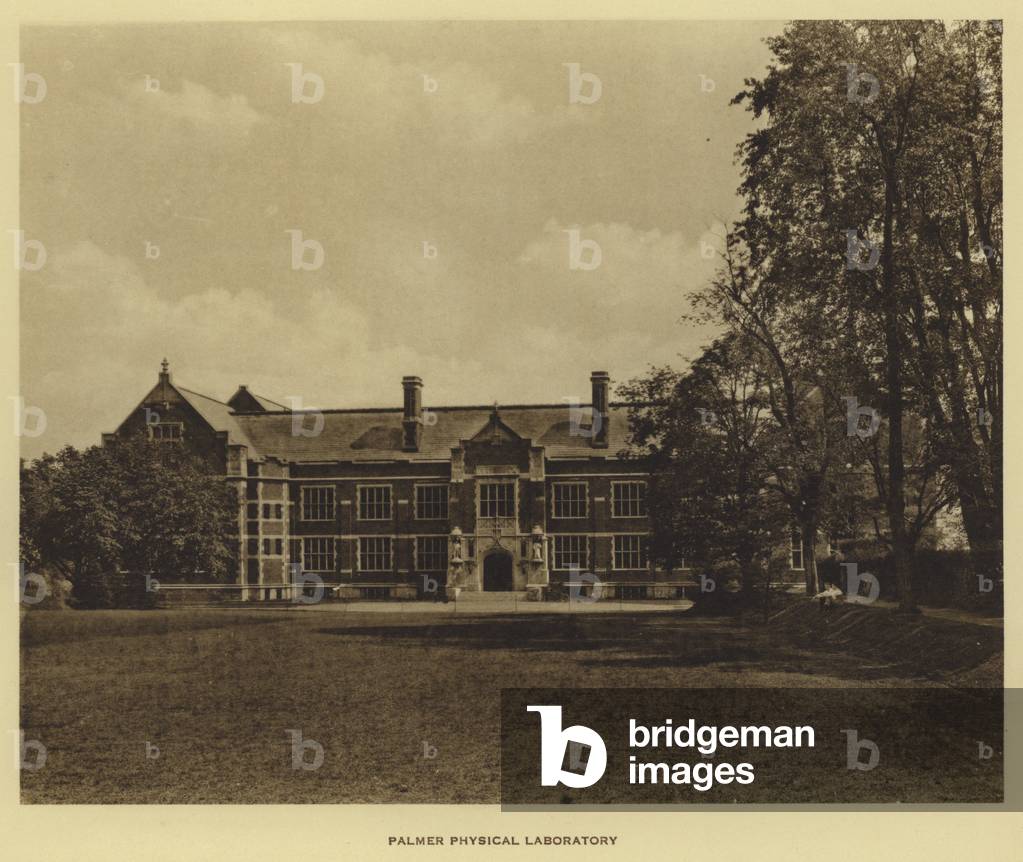 Princeton University: Palmer Physical Laboratory (b/w photo)