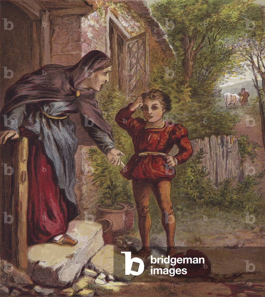 Jack And The Bean-Stalk (colour litho)