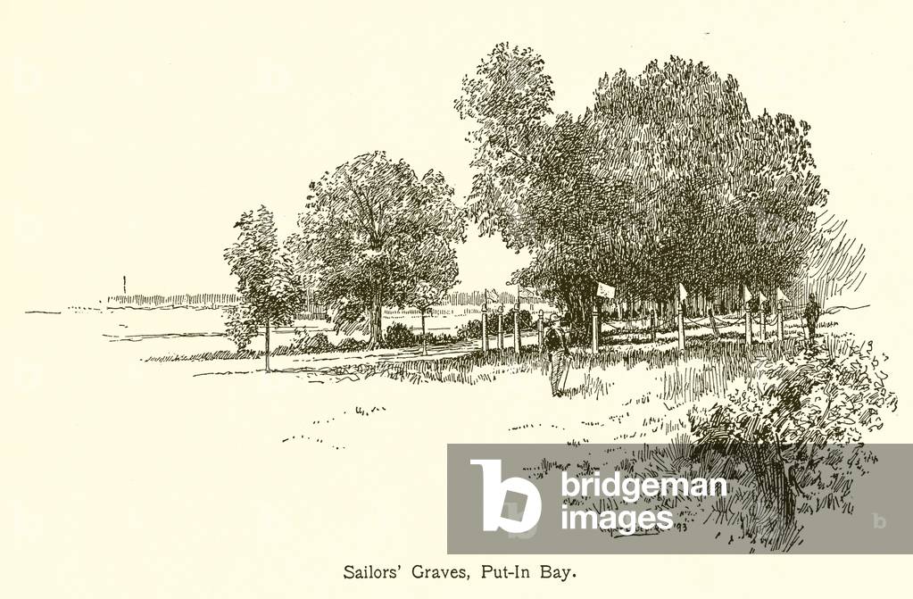 Sailors' Graves, Put-In Bay (engraving)
