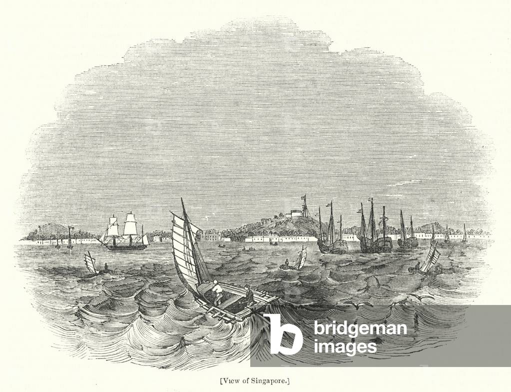 View of Singapore (engraving)
