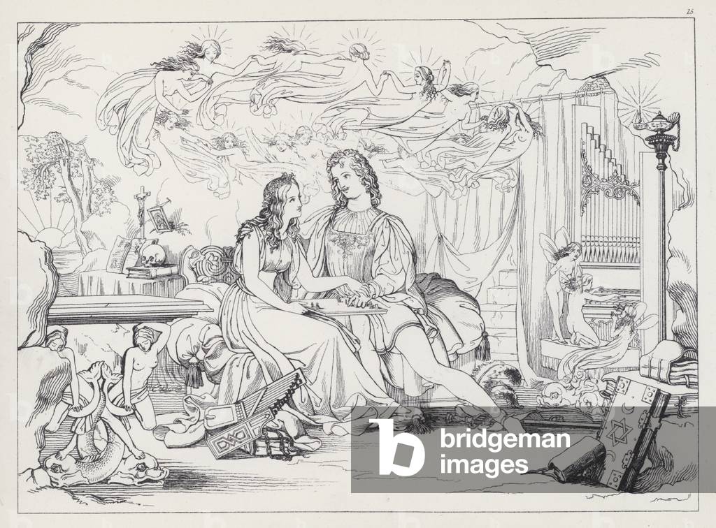 Shakespeare's The Tempest, Act V, Scene 1 (engraving)