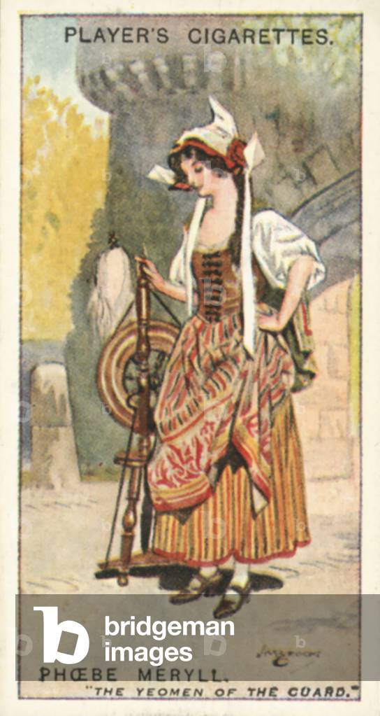 Gilbert and Sullivan, Phoebe Meryll, The Yeomen of The Guard (colour litho)