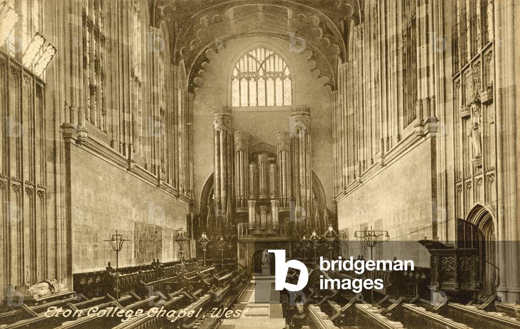 Chapel, Eton College (b/w photo)