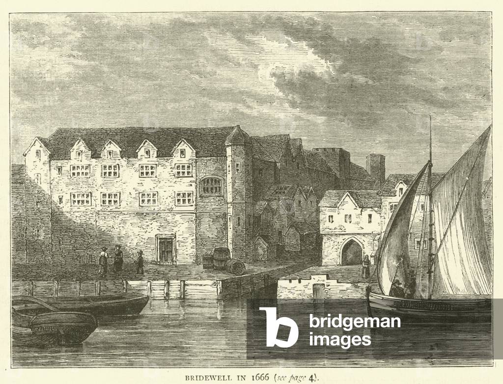Bridewell in 1666 (engraving)