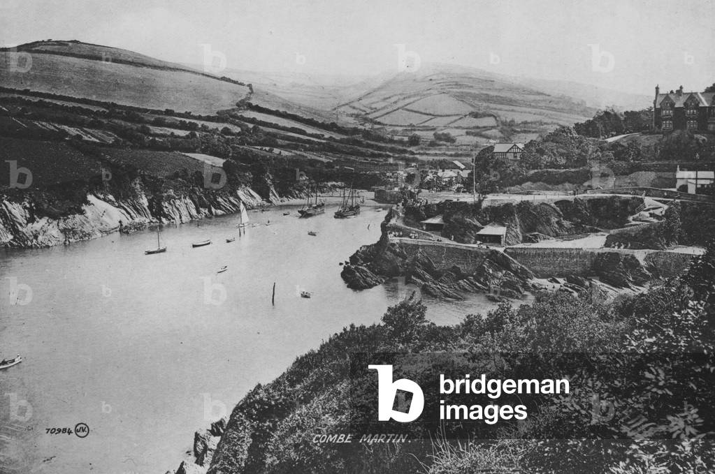 Combe Martin (b/w photo)